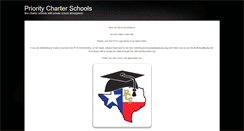 Desktop Screenshot of prioritycharter.org